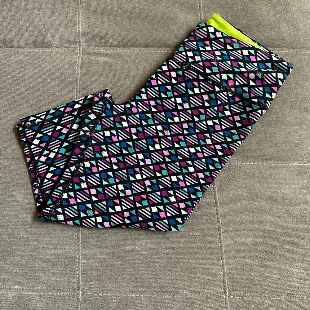 Victoria's Secret Kids Geometric Pajama Bottoms - Black, Pink, Blue, White